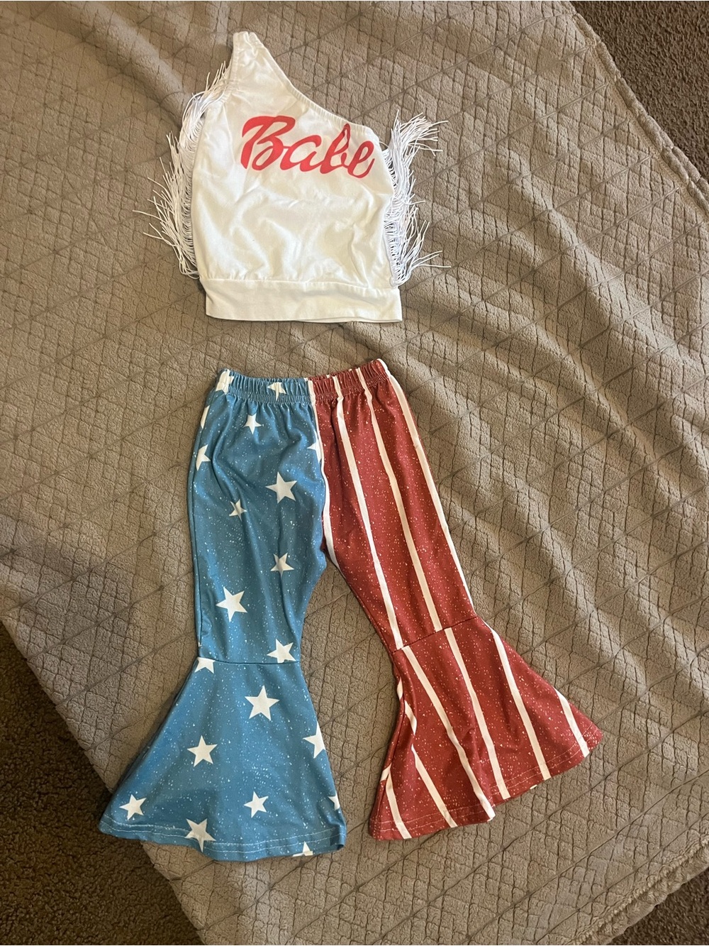 USA flare pant outfit